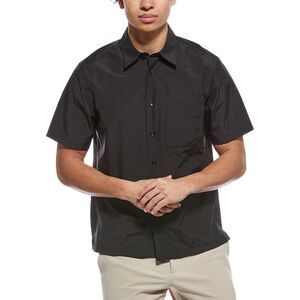 Theory Mens Noll Soft Lawn Shirt, Black